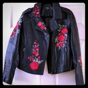 torrid rose leather jacket